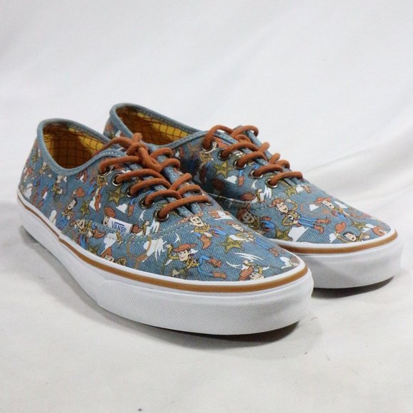 VANS Authentic Toy Story Woody True White Sneakers Sz 10.5 US Men - Picture 4 of 13